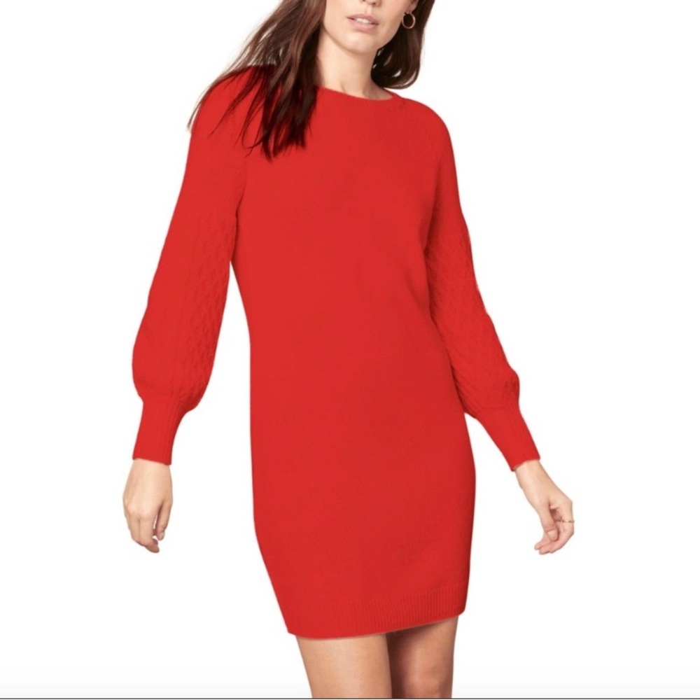 BB Dakota Red Sweater Dress
